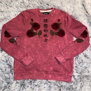 Vintage rose sweater